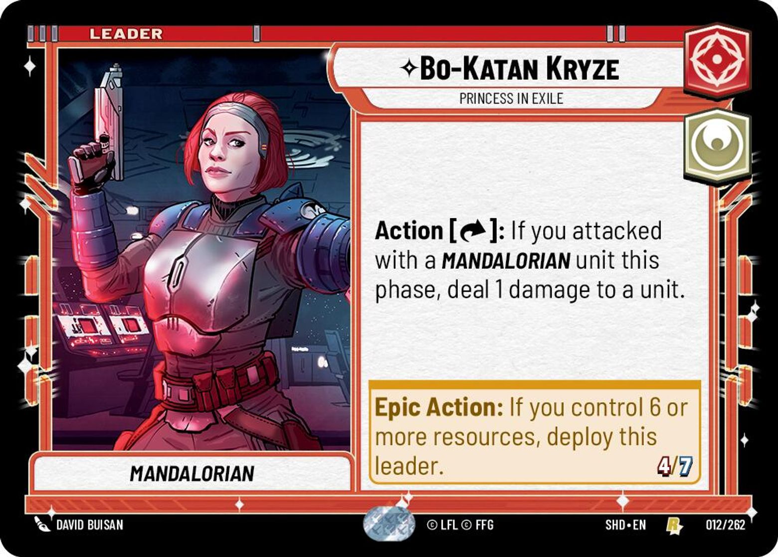 Bo-Katan Kryze, Princess in Exile
