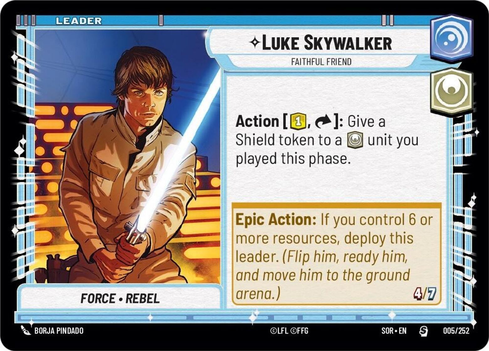 Luke Skywalker, Faithful Friend