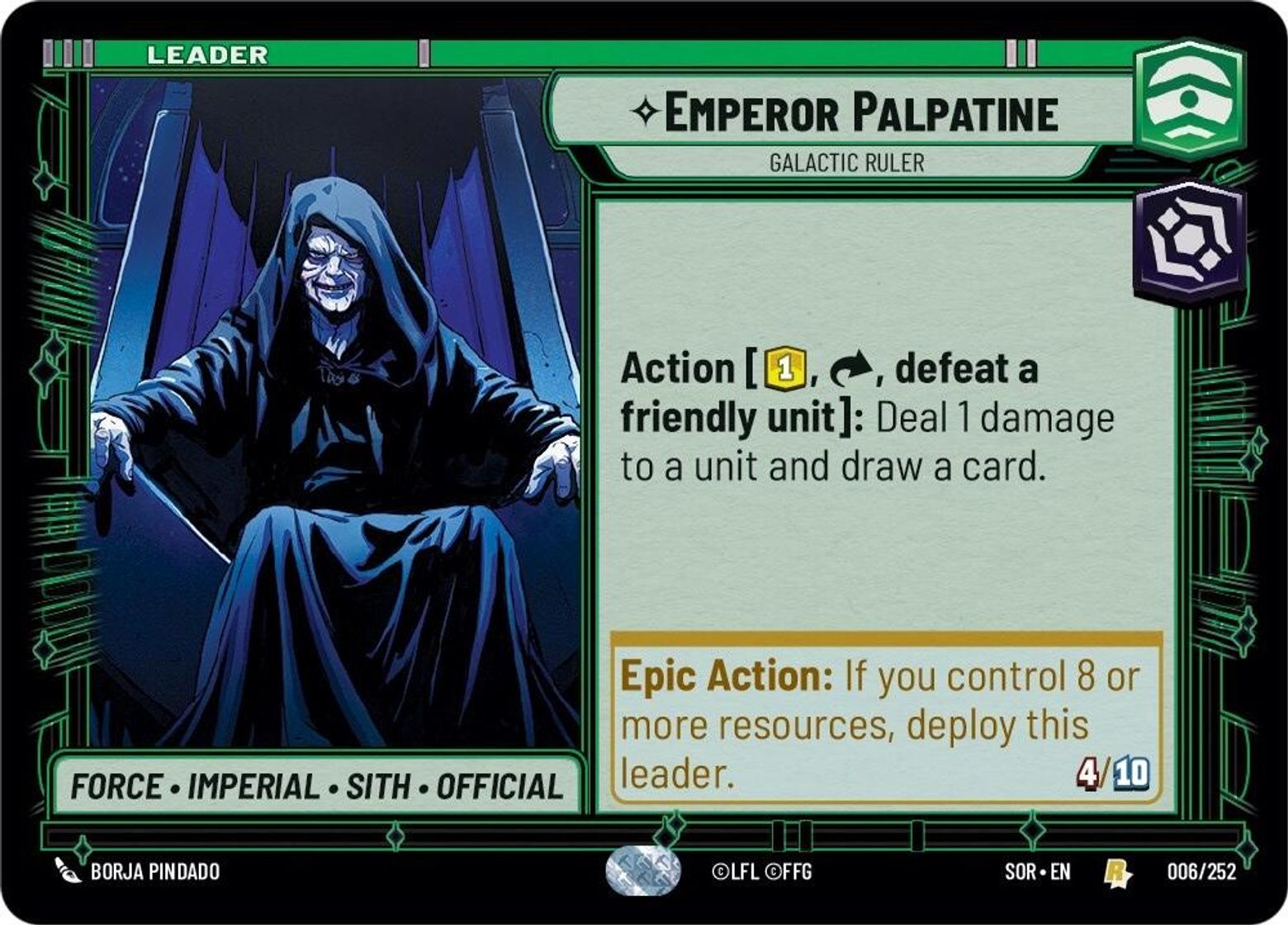 Emperor Palpatine, Galactic Ruler