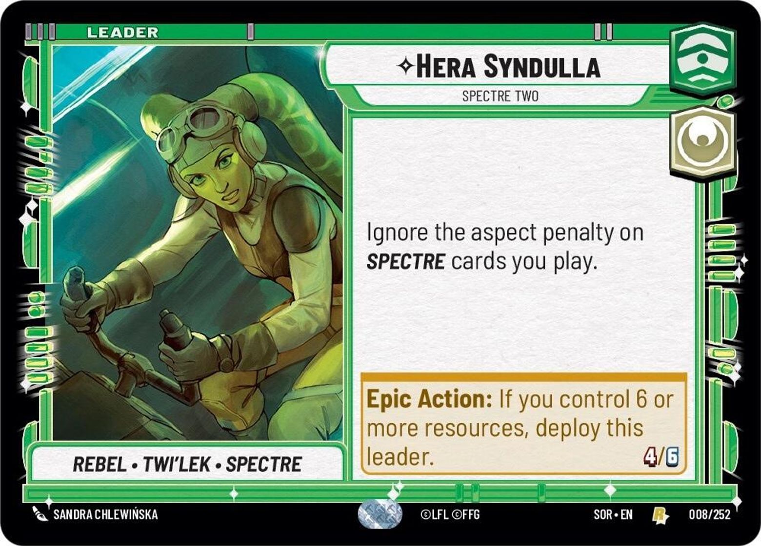 Hera Syndulla, Spectre Two