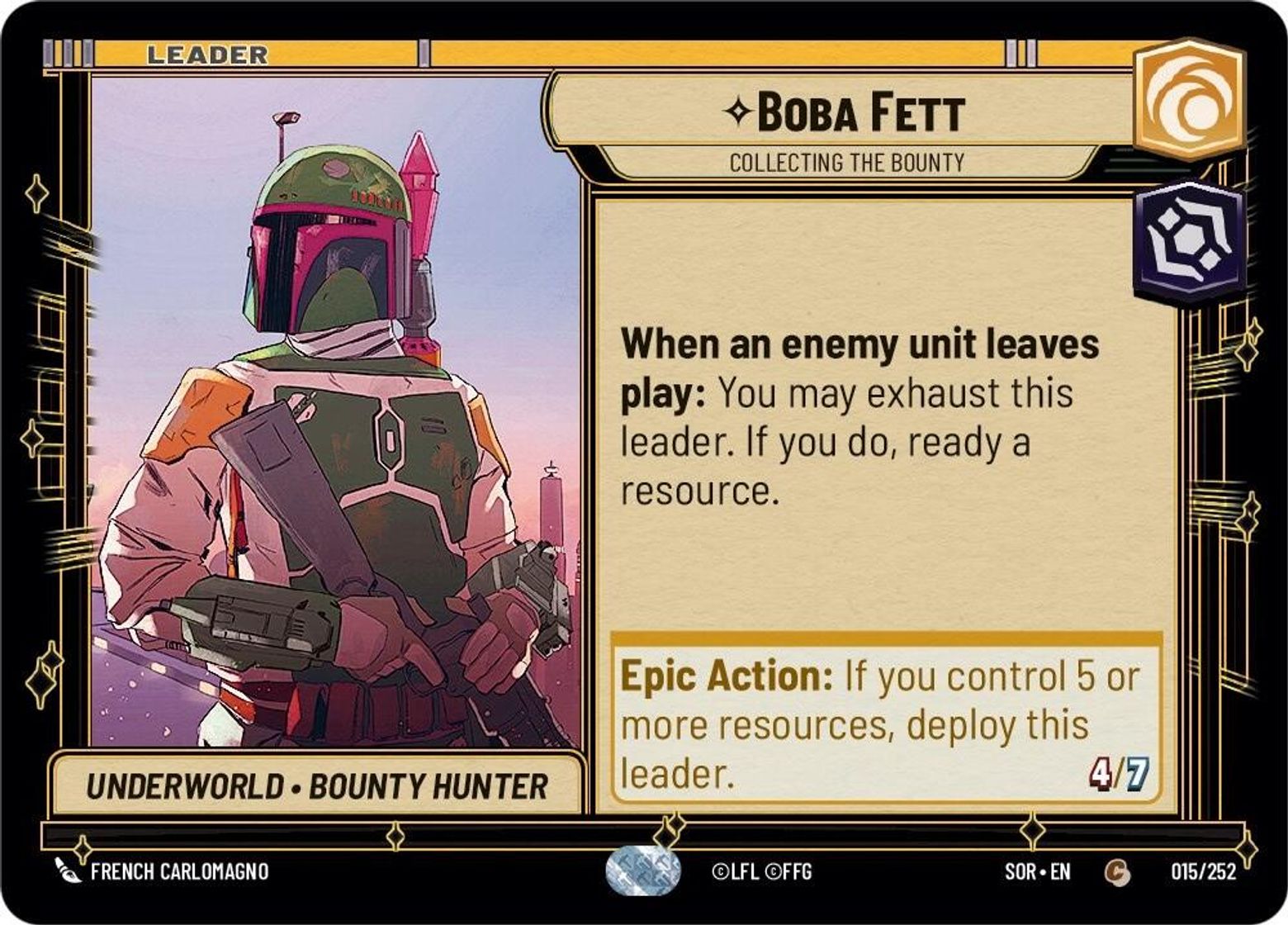 Boba Fett, Collecting the Bounty